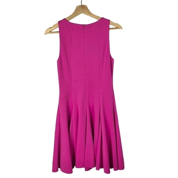 Lauren Ralph Lauren Hot Pink A-Line Knee Length Dress 2 - Picture 2 of 6